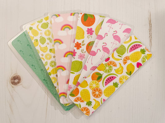 Citrus Tropical Summer Bookmarks