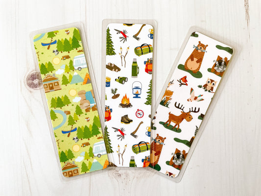 Cabin in the Woods Camping Bookmarks