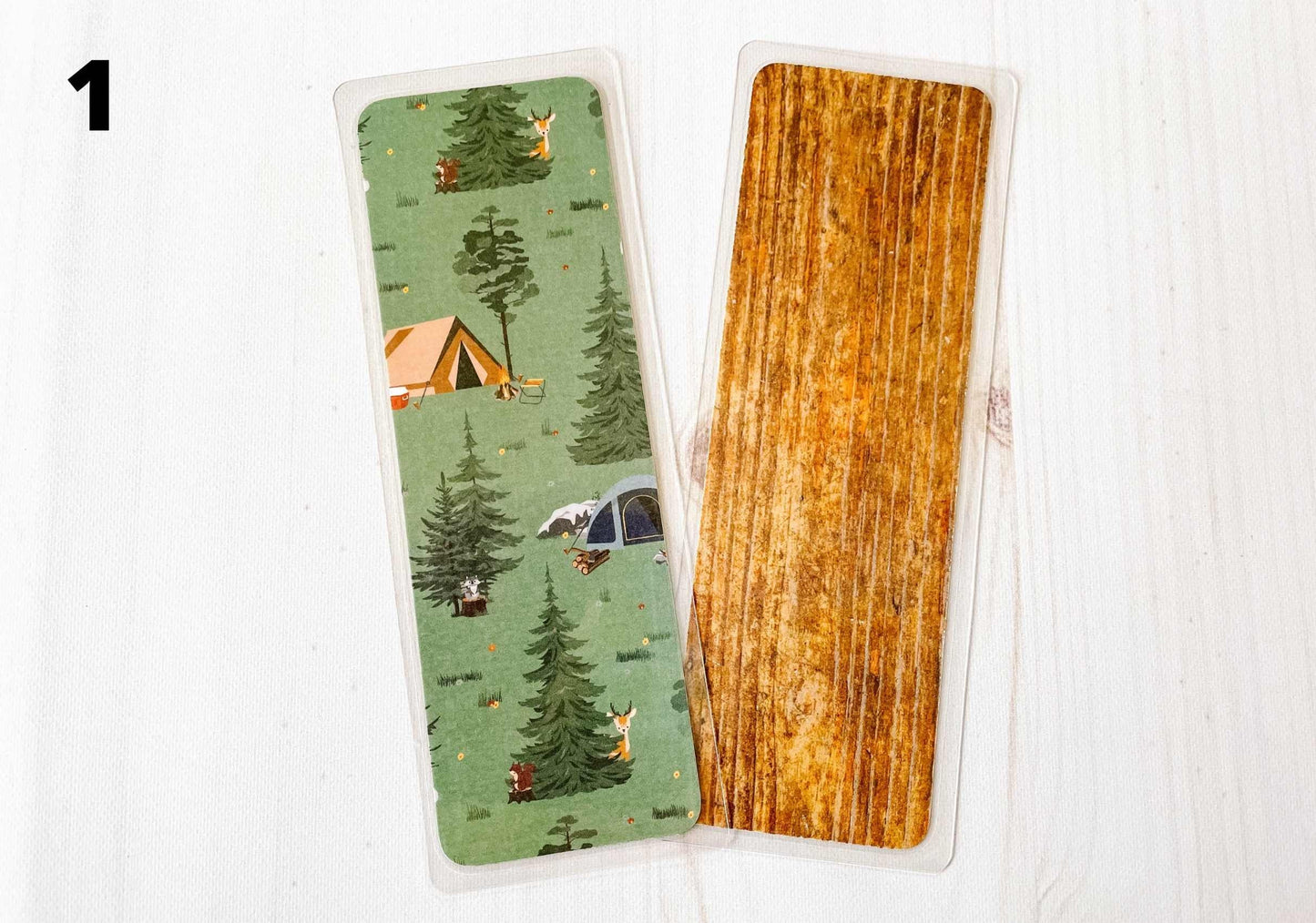 Campfire Camping & Fishing Bookmarks