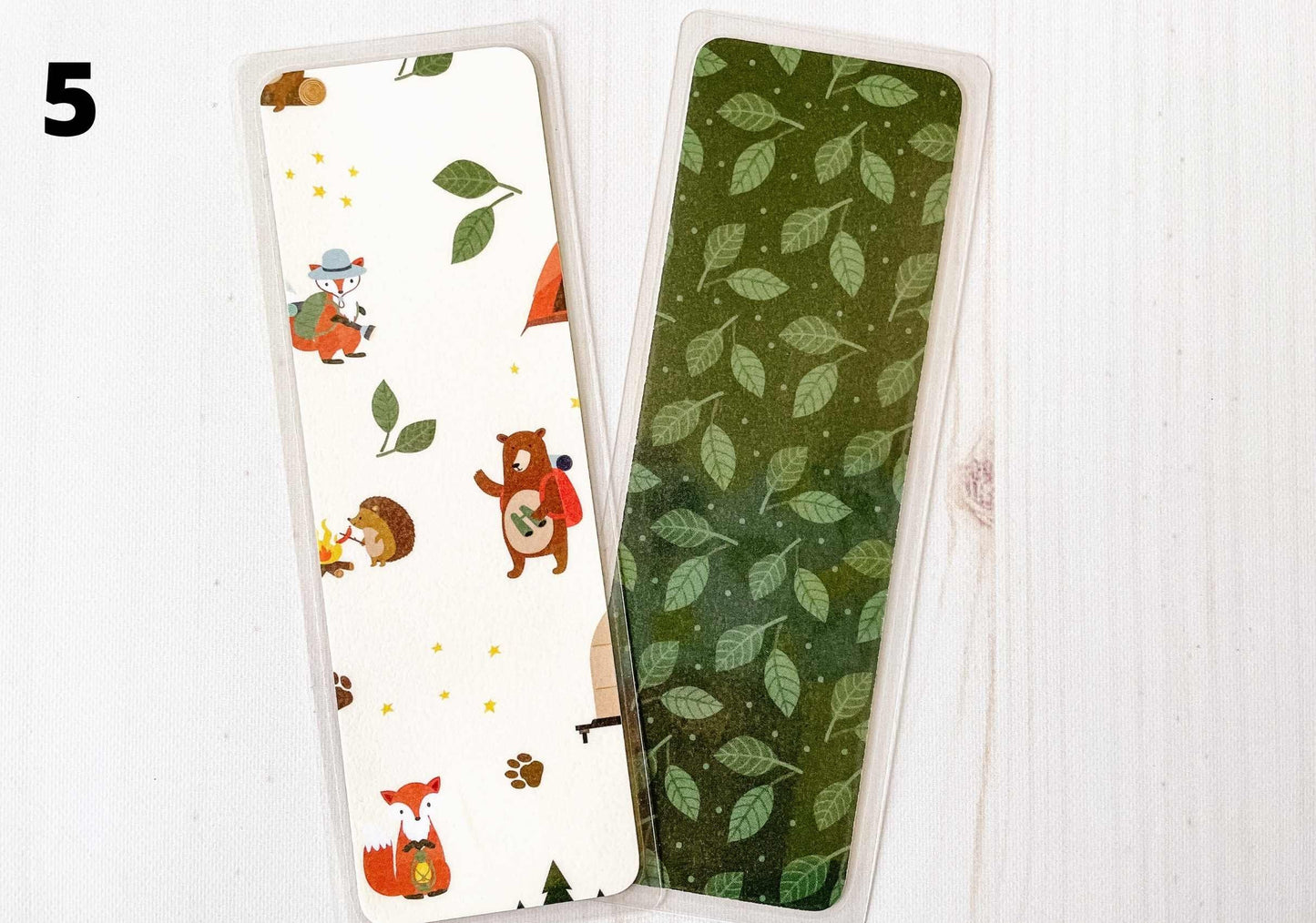 Campfire Camping & Fishing Bookmarks