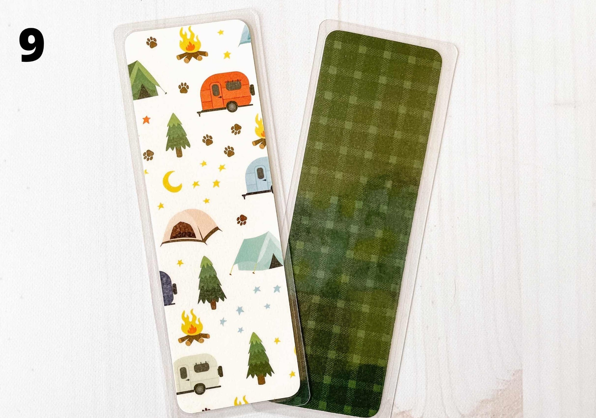 Campfire Camping & Fishing Bookmarks