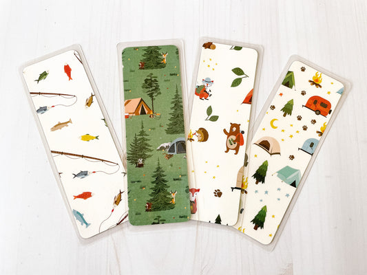 Campfire Camping & Fishing Bookmarks