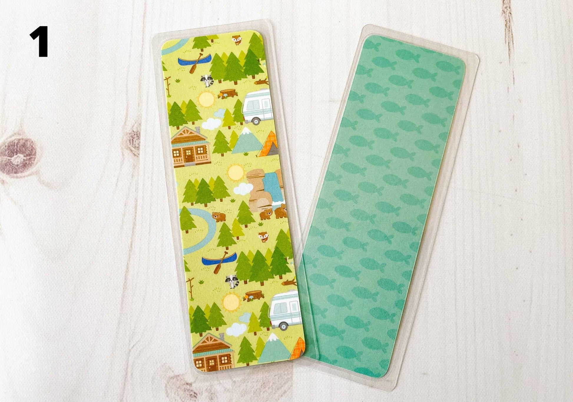 Cabin in the Woods Camping Bookmarks