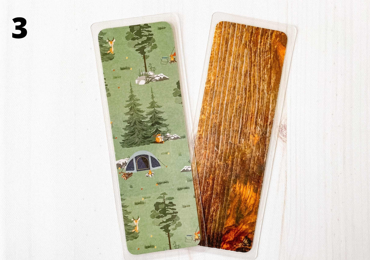 Campfire Camping & Fishing Bookmarks