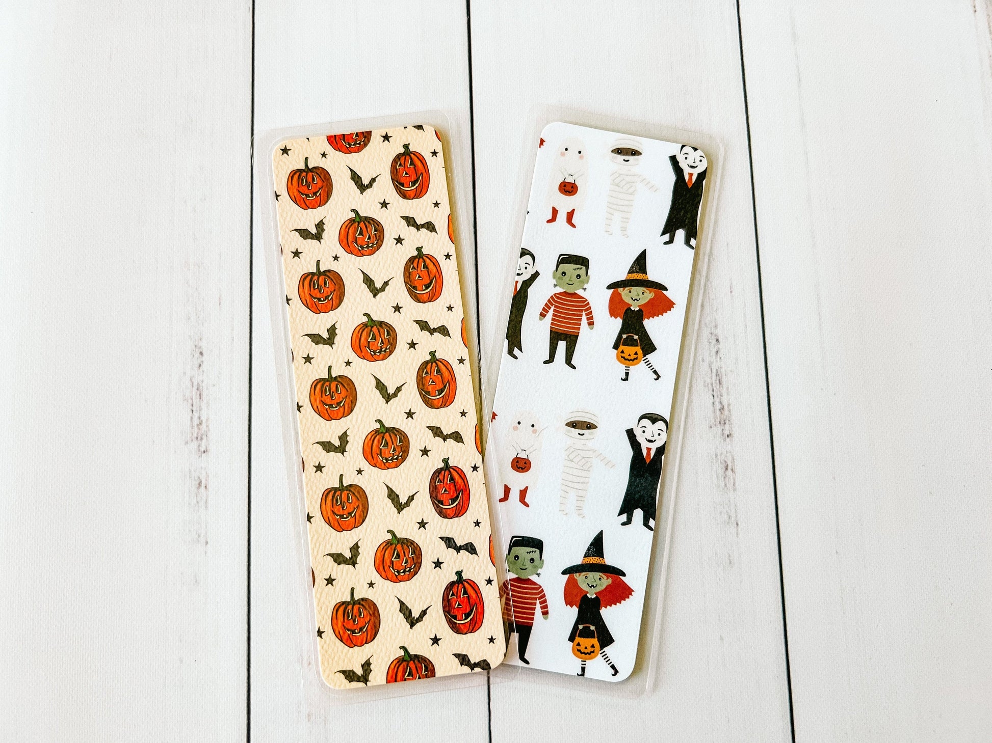 Jack-O-Lantern Halloween Bookmarks