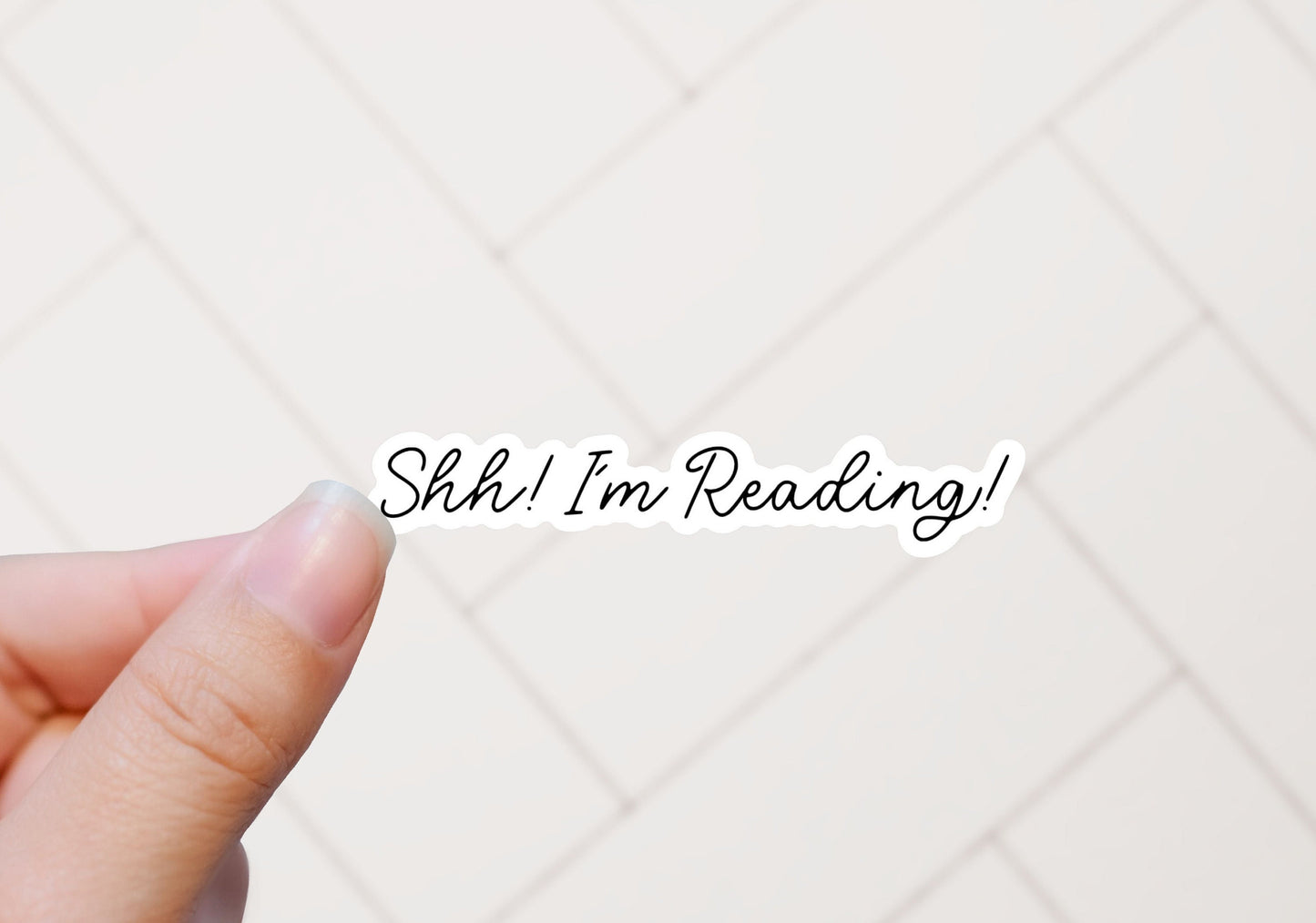 Shh! I'm Reading Sticker