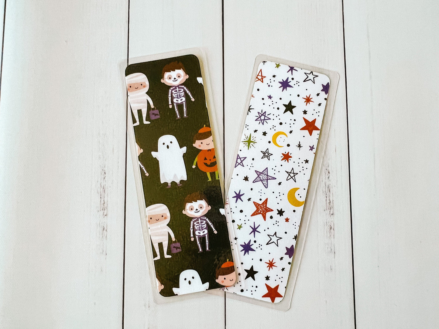 Tricks or Treats Halloween Bookmarks