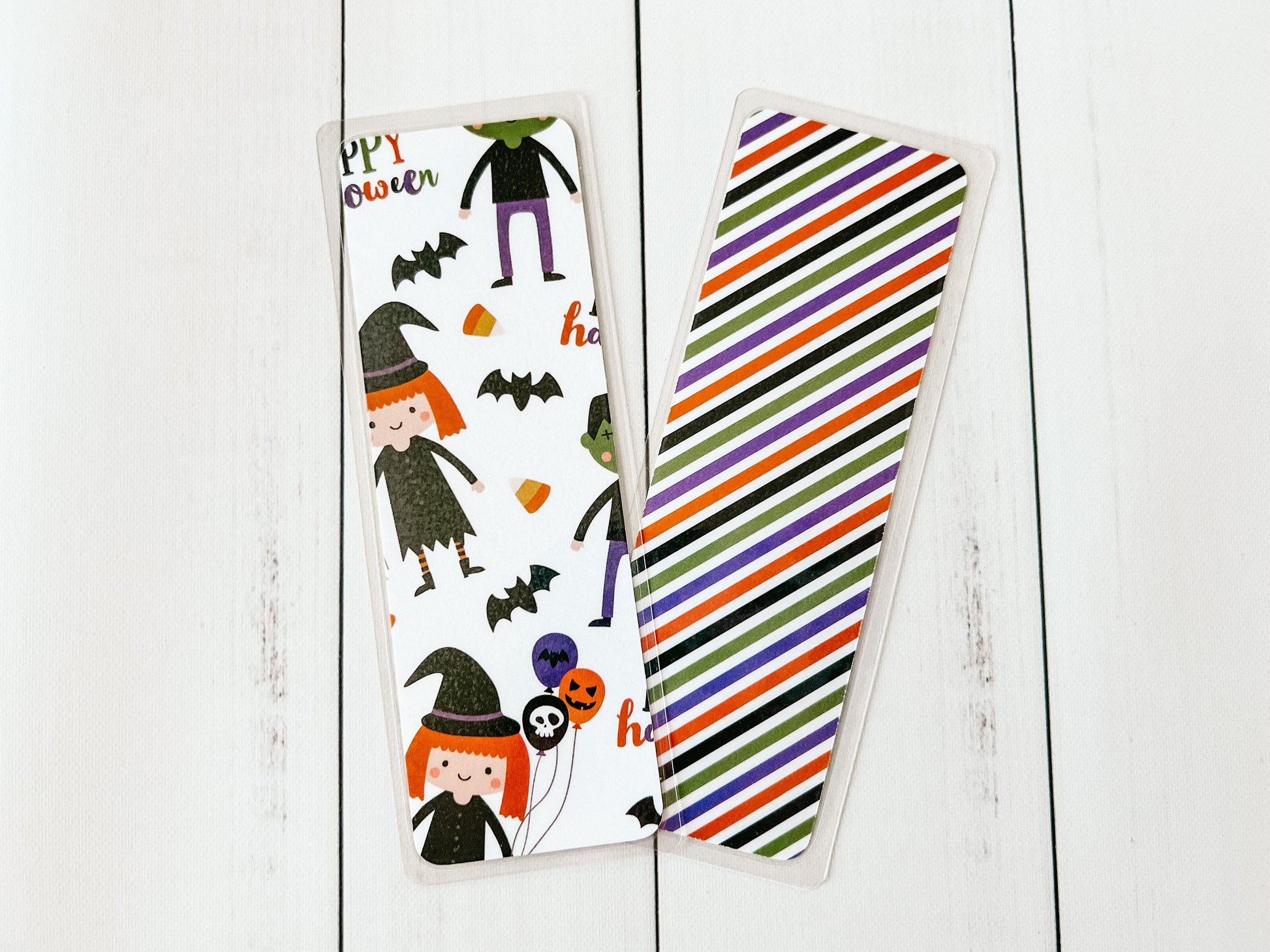 Tricks or Treats Halloween Bookmarks
