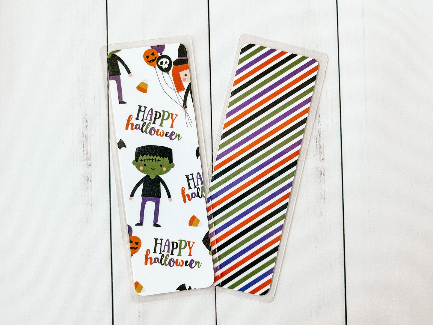 Tricks or Treats Halloween Bookmarks