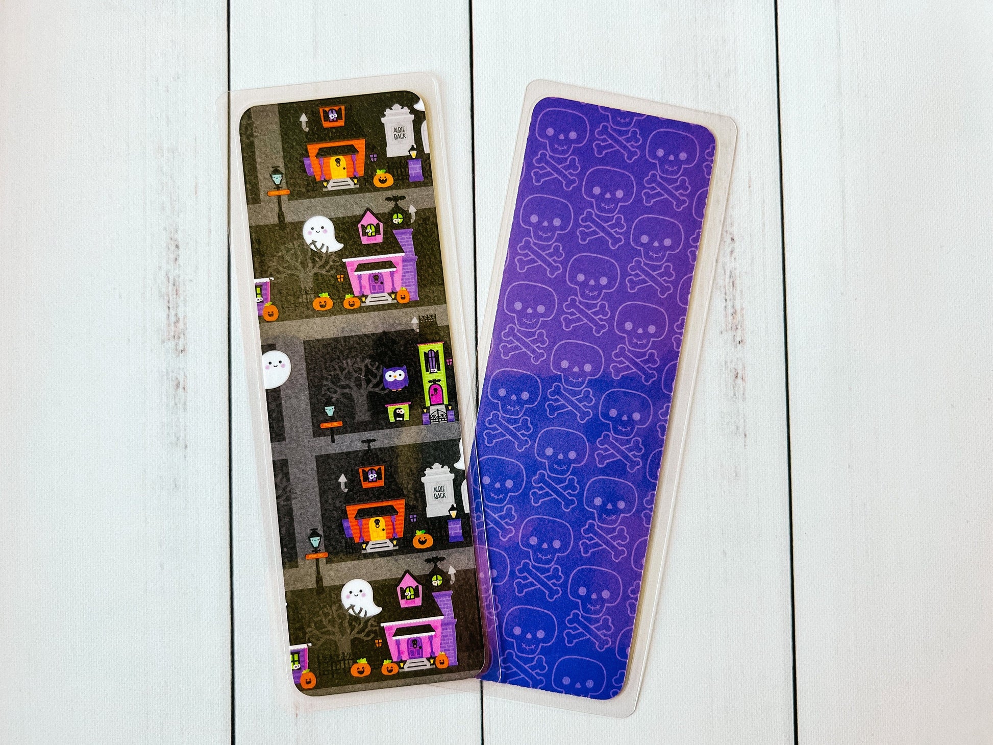 Ghost Mansion Haunted House Halloween Bookmarks