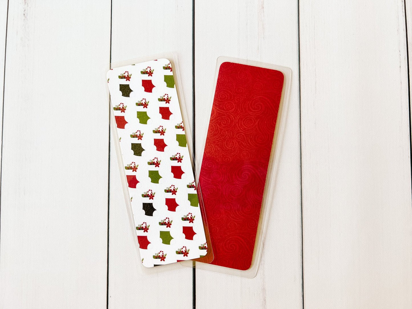 Santa & Reindeer Christmas Bookmarks
