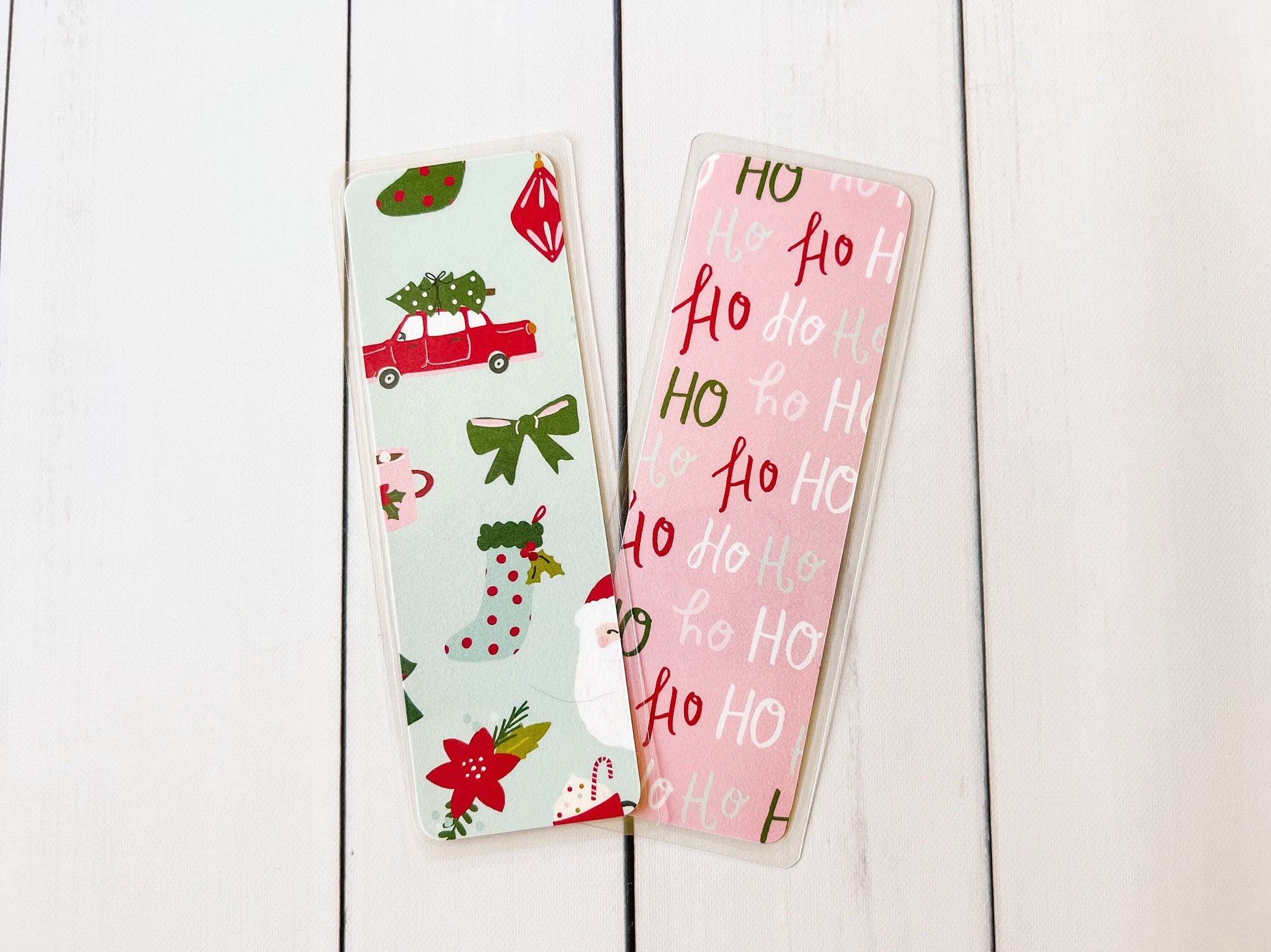 Mint Christmas Bookmark