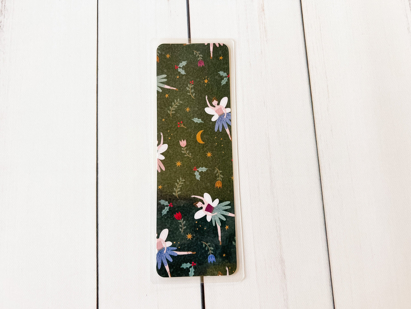 Sugar Plums Single-Sided Christmas Bookmark