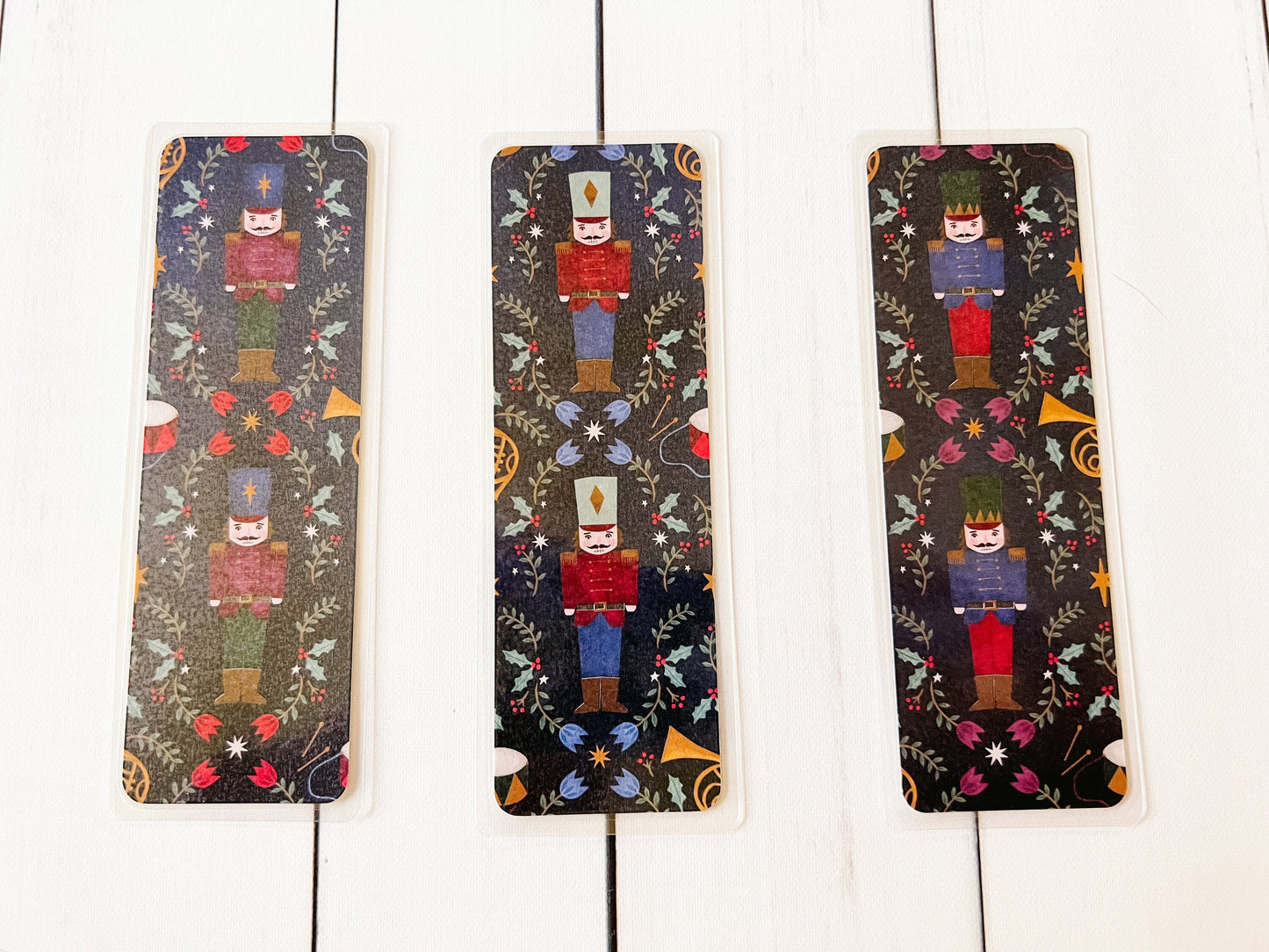 Sugar Plums Single-Sided Christmas Bookmark