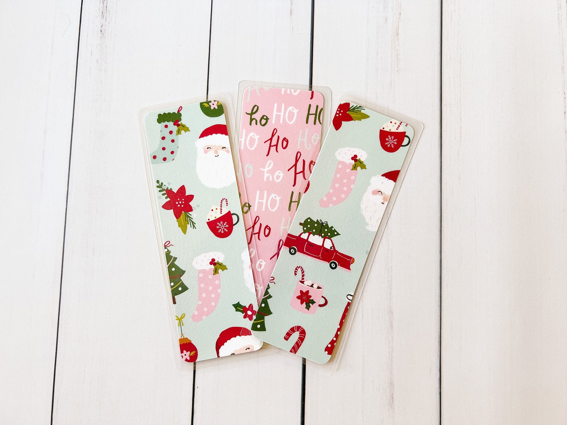 Mint Christmas Bookmark
