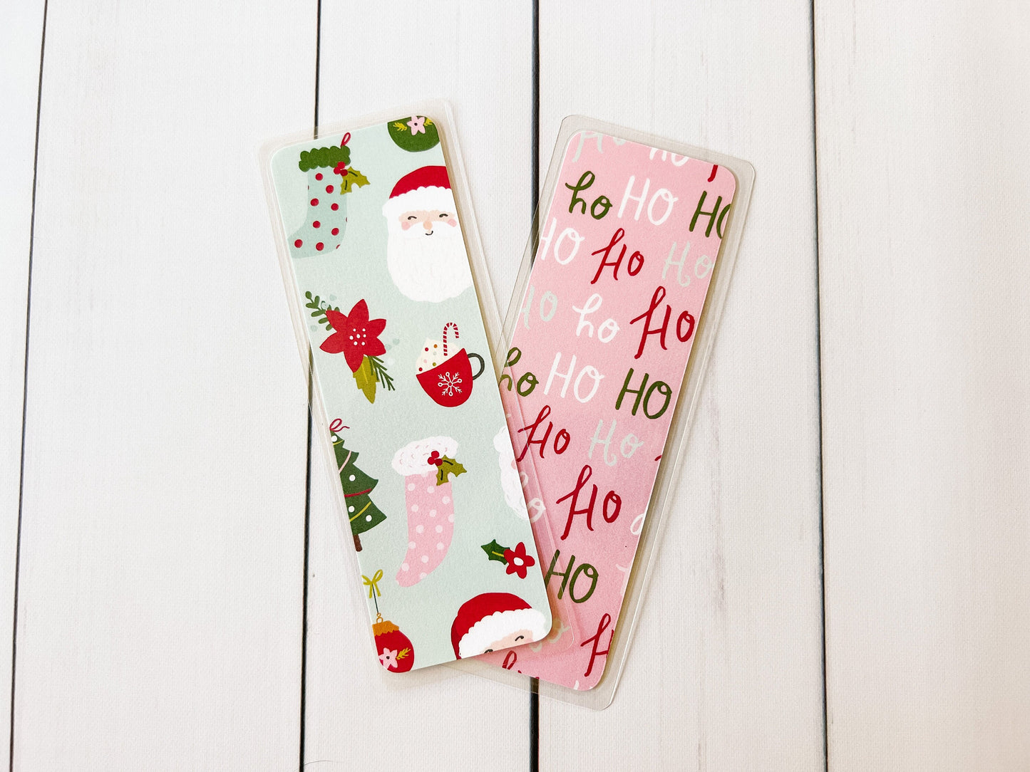 Mint Christmas Bookmark