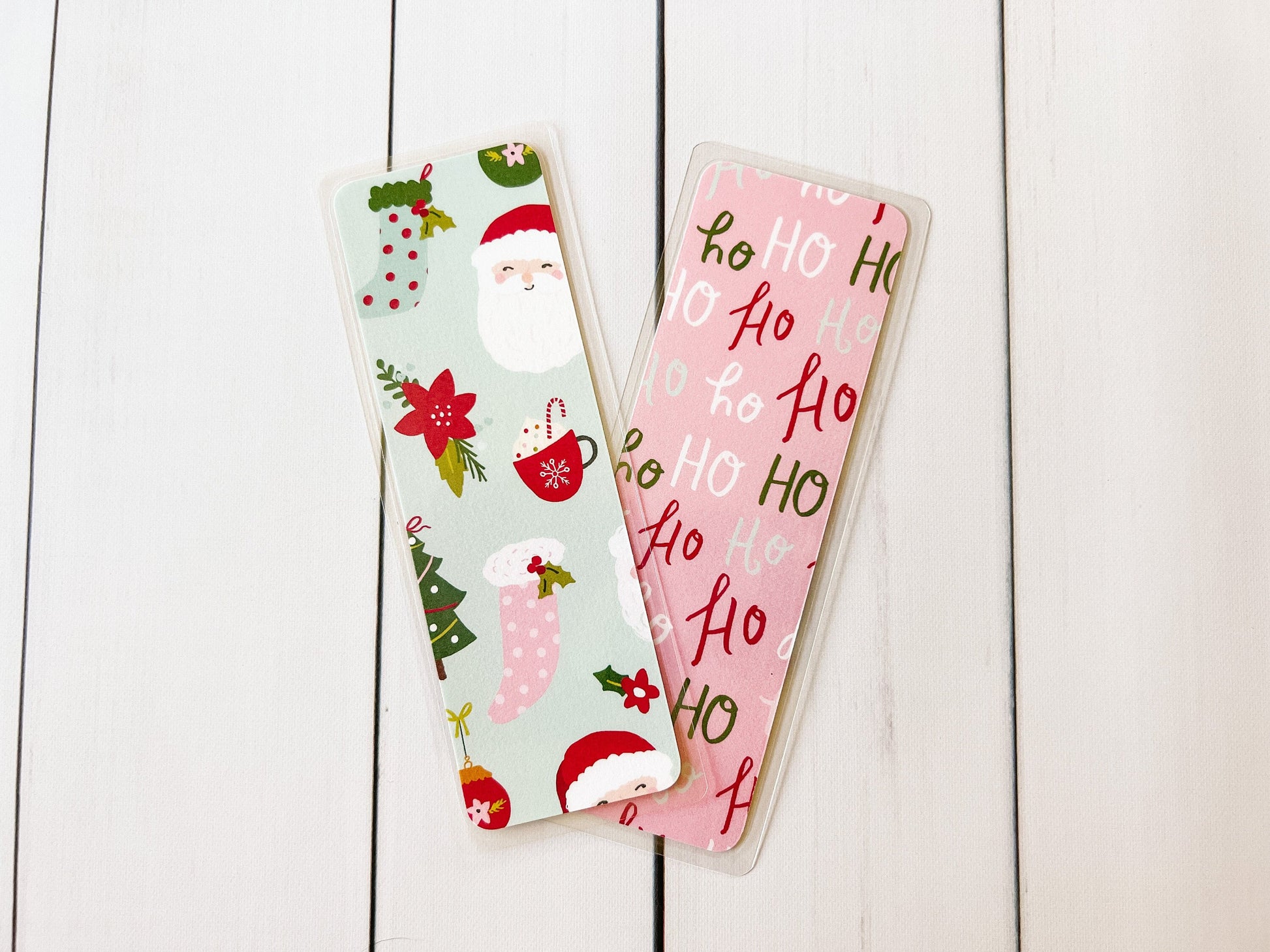 Mint Christmas Bookmark
