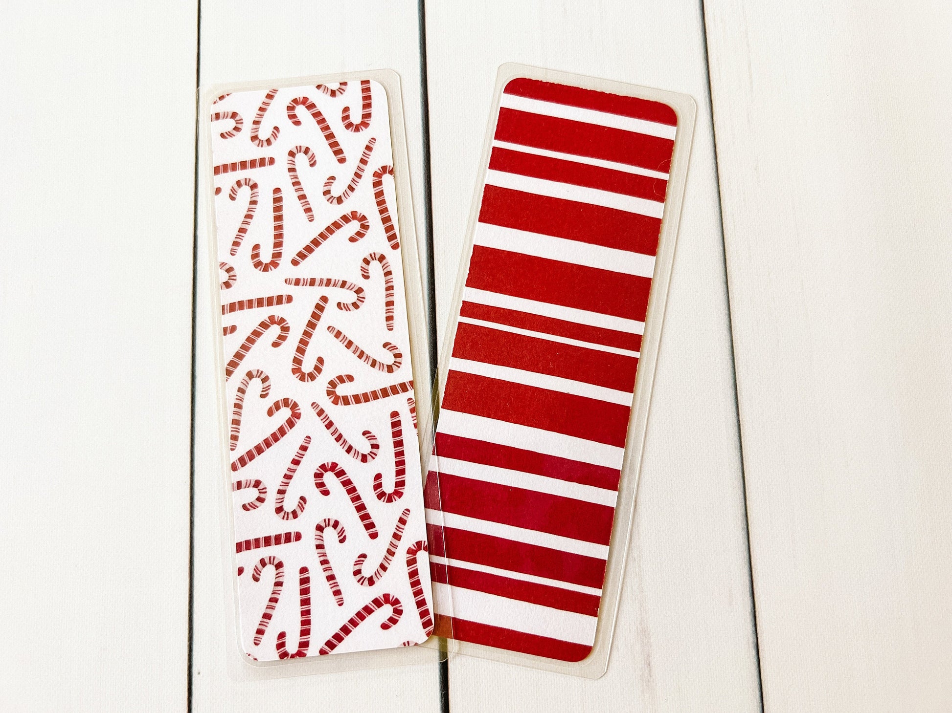 Candy Canes Christmas Bookmarks