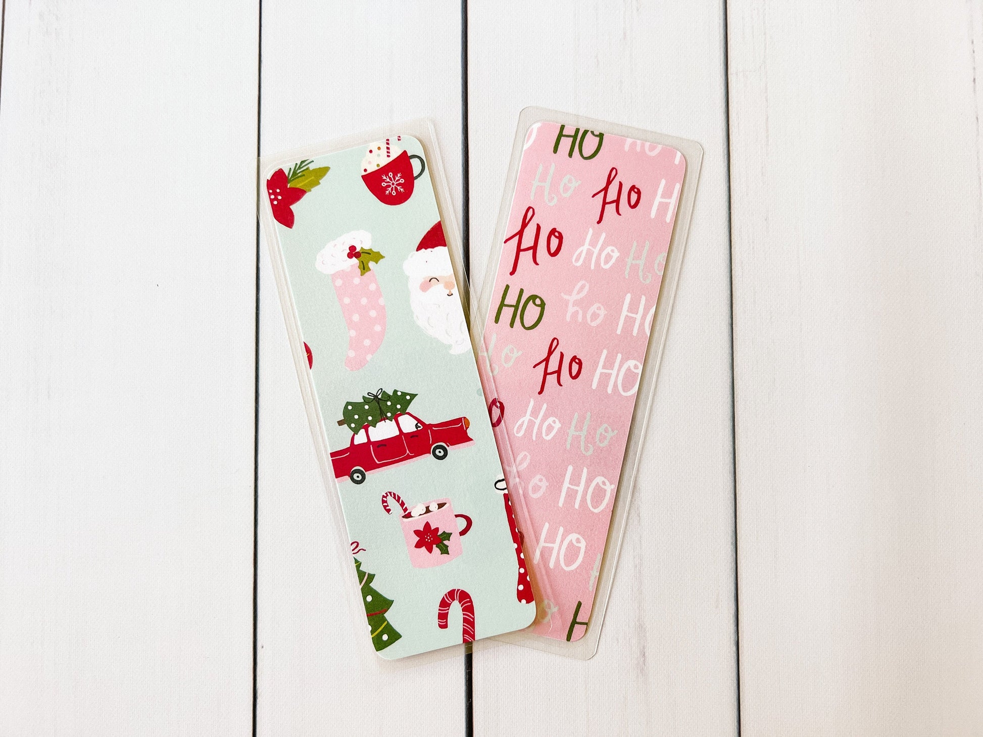 Mint Christmas Bookmark