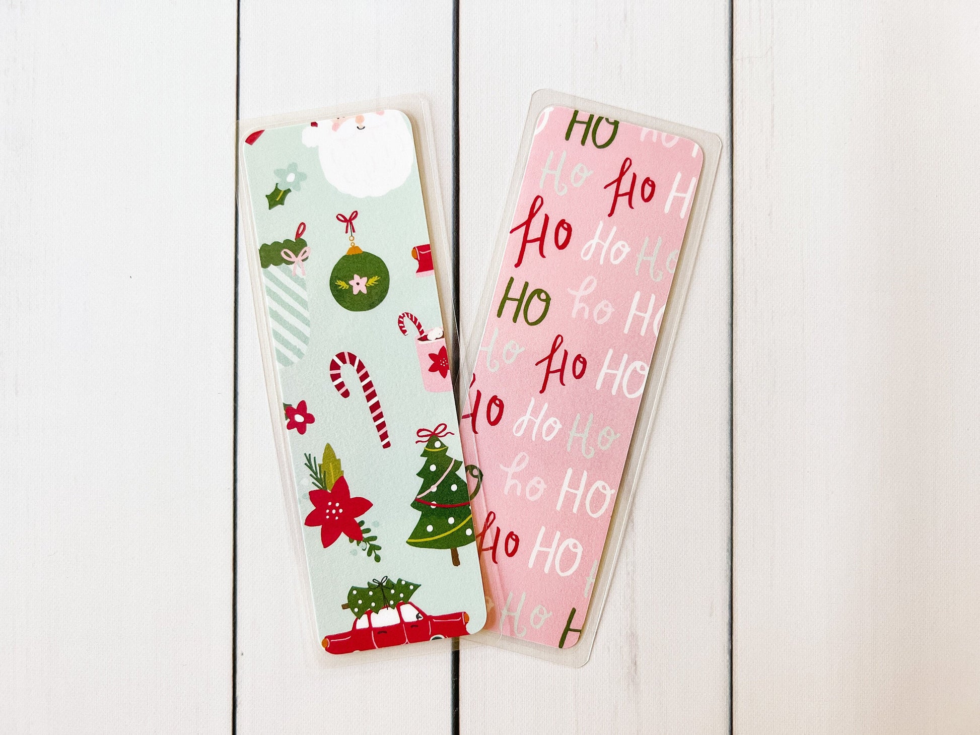 Mint Christmas Bookmark