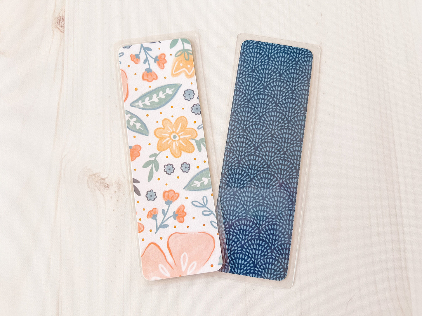 Peachy Hearts Bookmarks