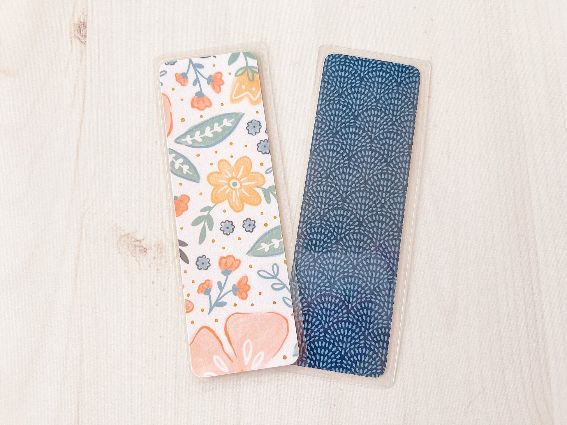 Peachy Hearts Bookmarks