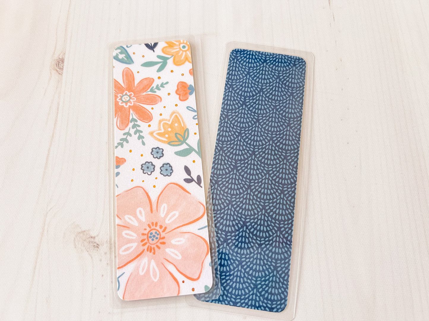 Peachy Hearts Bookmarks