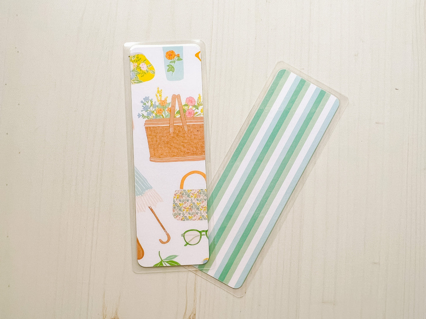 Spring Bookworm Bookmark