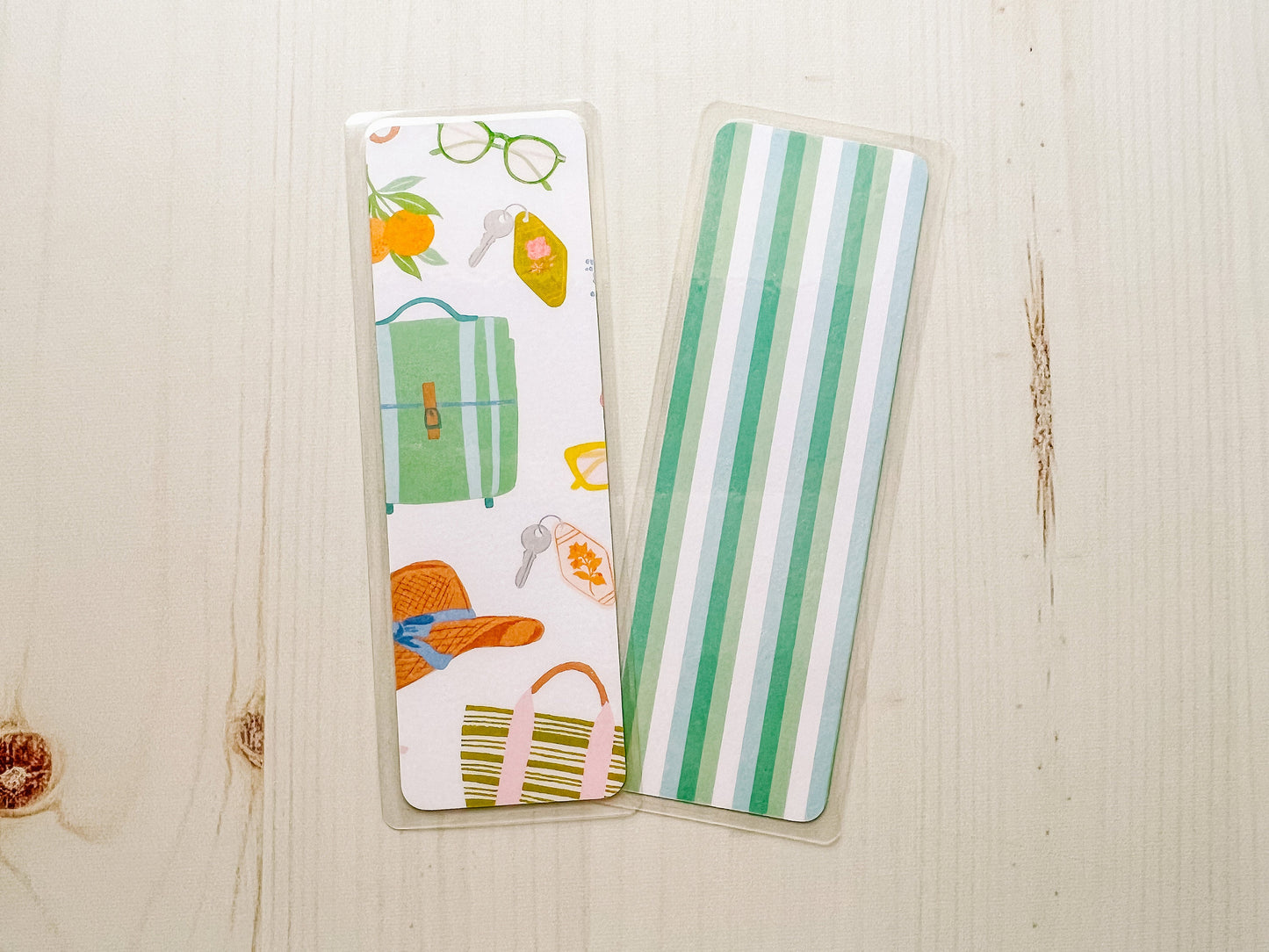 Spring Bookworm Bookmark