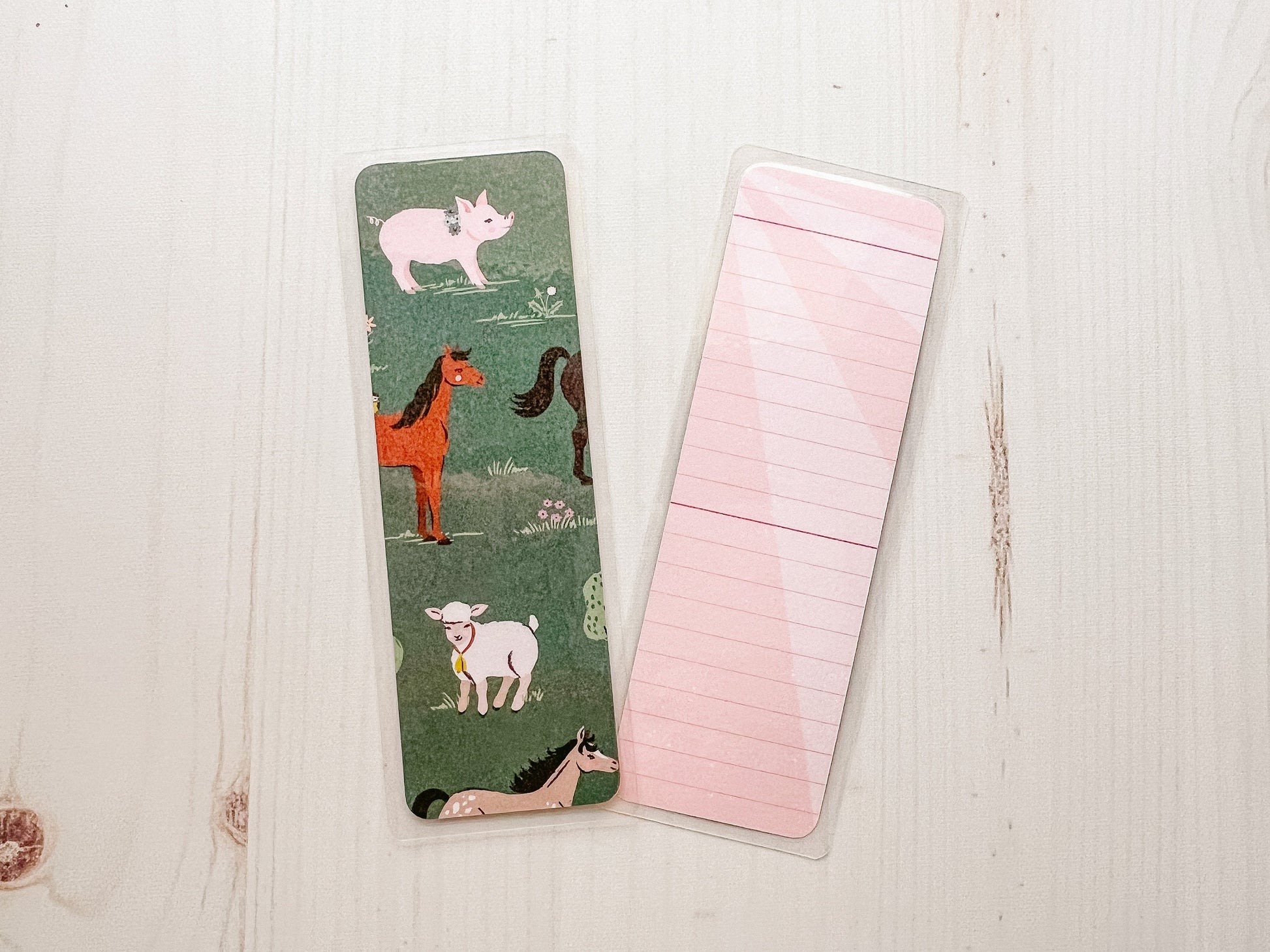 Farm Animals Bookmark
