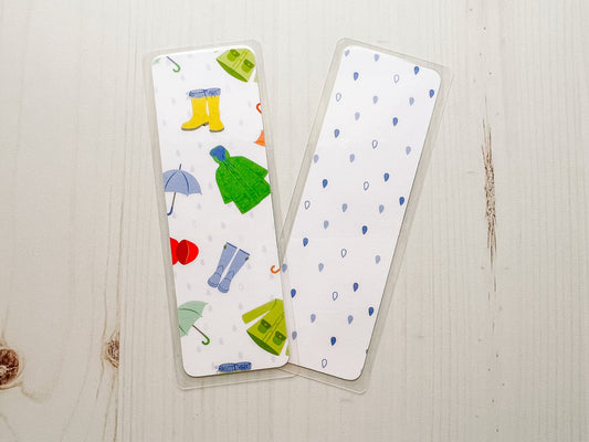 Spring Rain Bookmarks