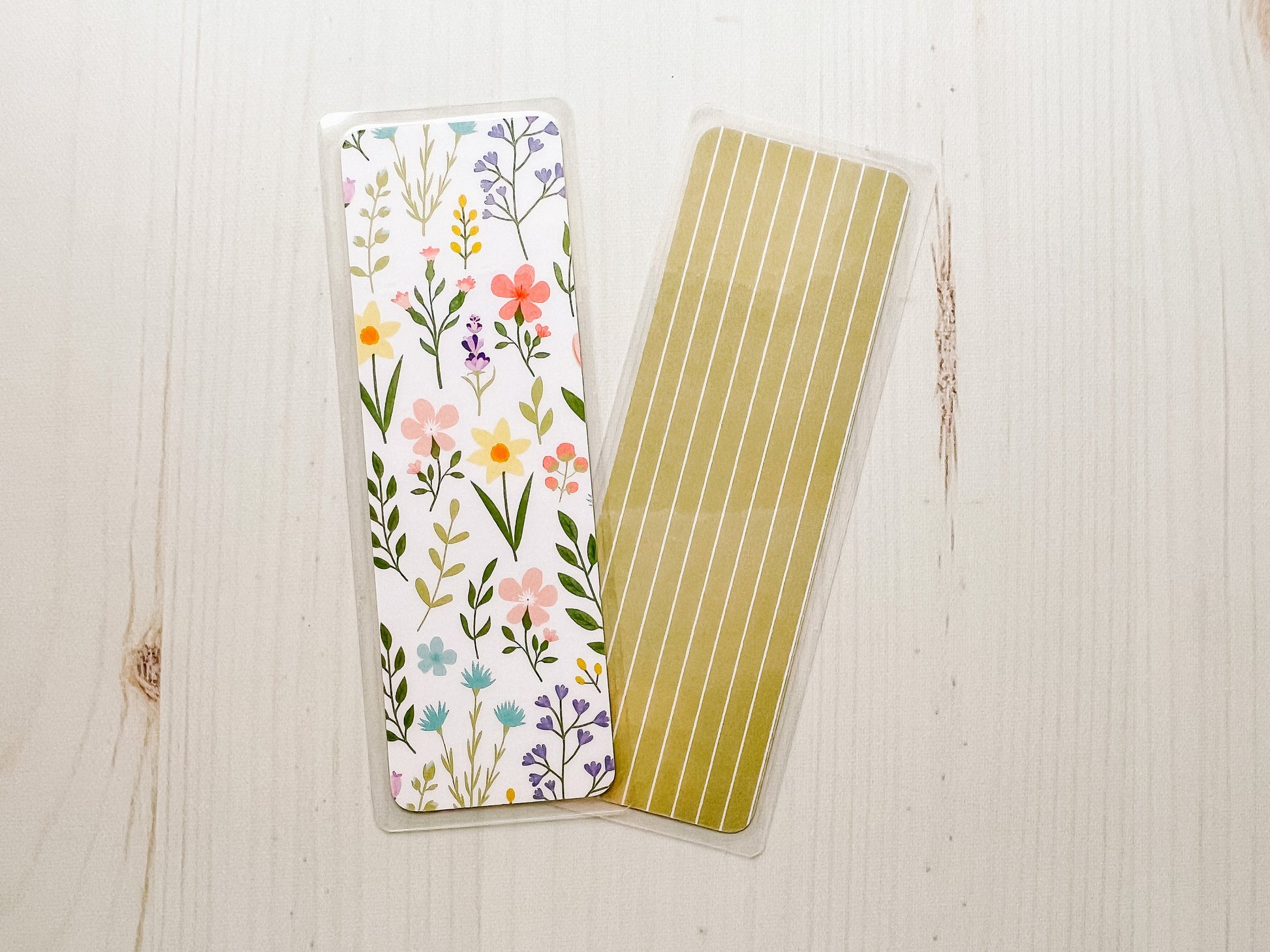 Spring Daffodils and Flowers Bookmark