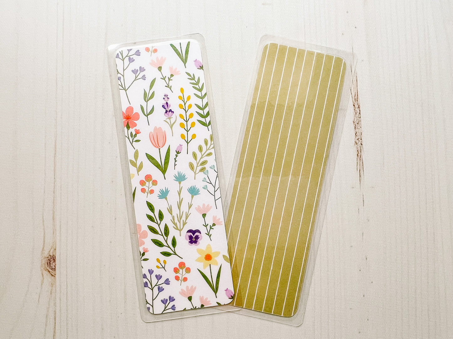 Spring Daffodils and Flowers Bookmark