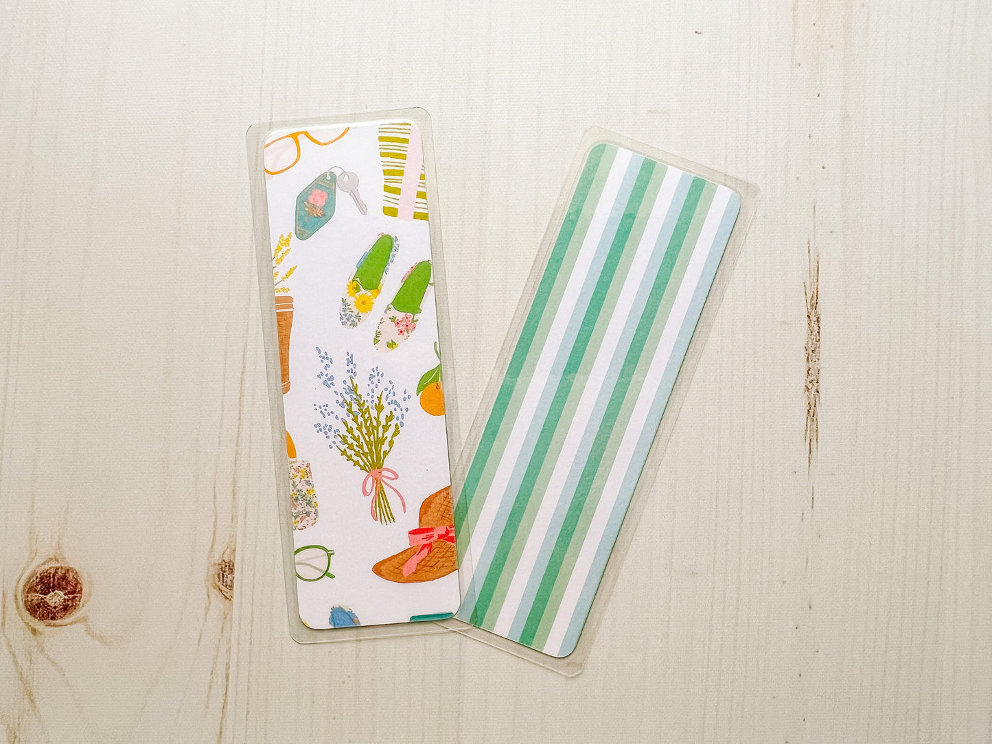 Spring Bookworm Bookmark