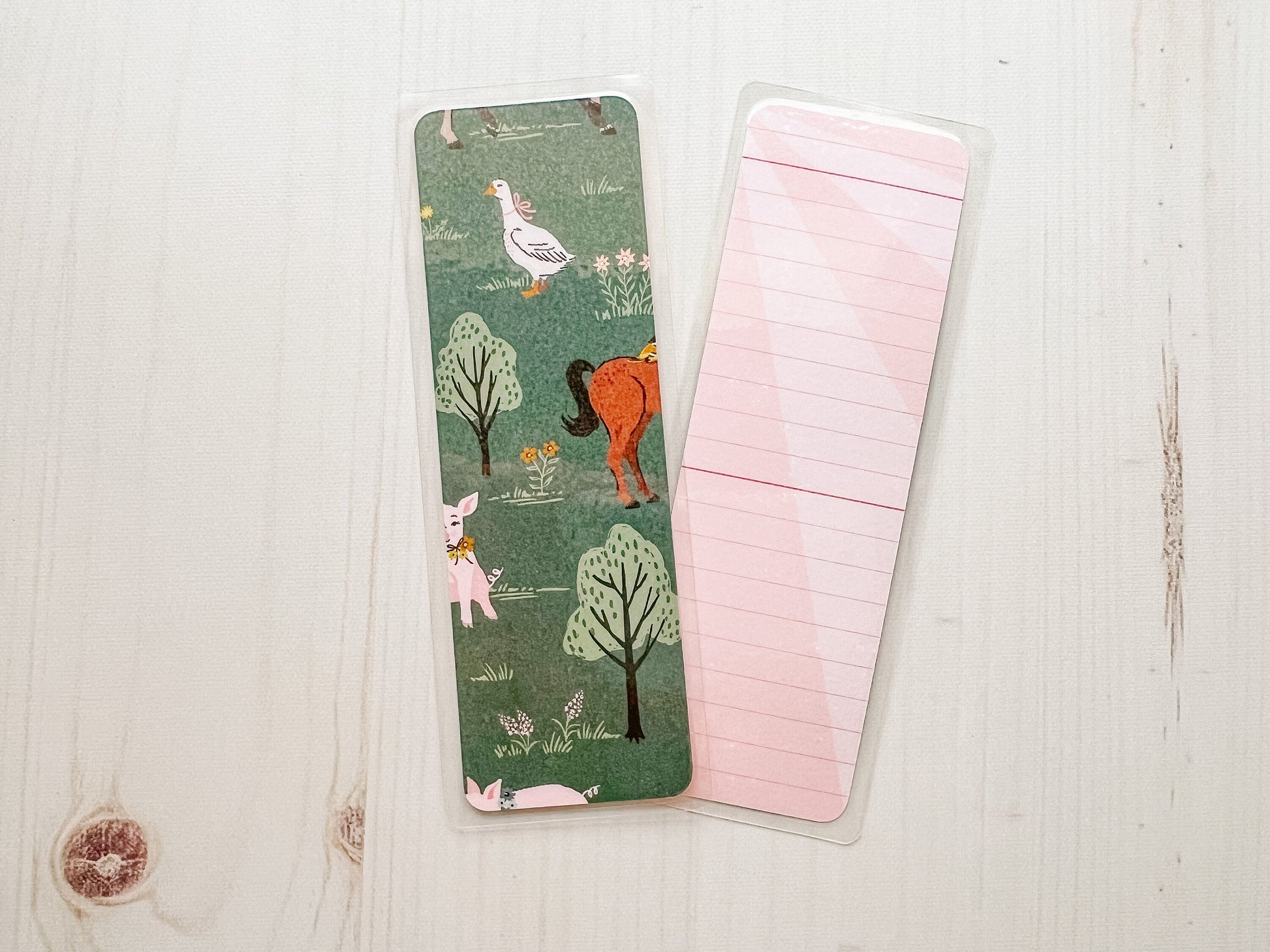 Farm Animals Bookmark