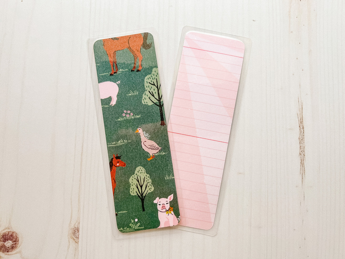 Farm Animals Bookmark