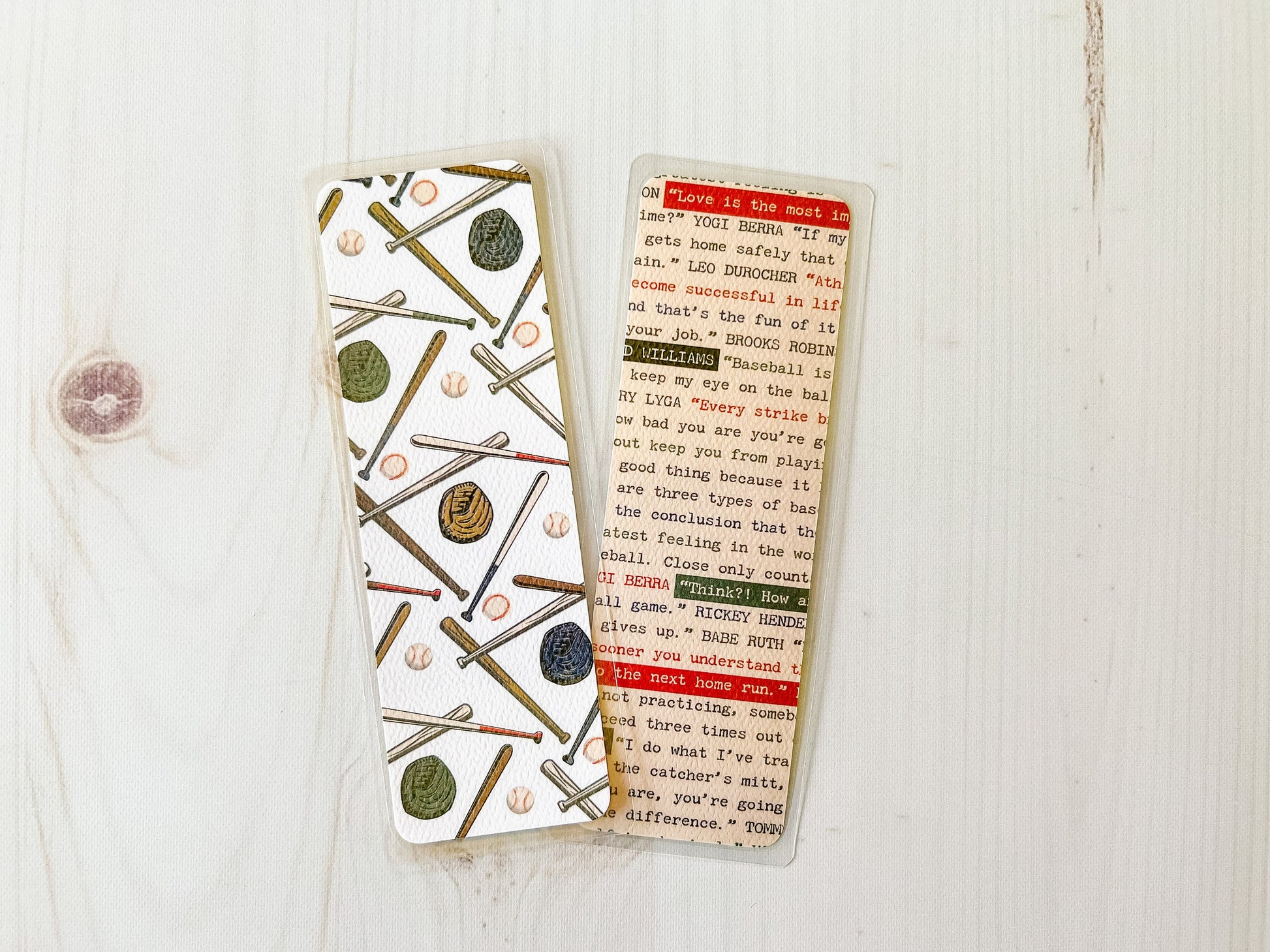 Baseball Bookmark | Sports Bookmark | Summer Bookmark | Father's Day Gift | Gift for Dad | Gifts for Dad | Birthday Gift For Dad