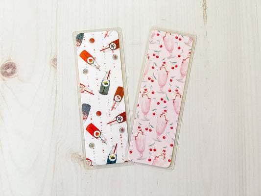 Soda & Milkshakes Bookmark |Summer Bookmark | Cute Bookmark | Food Bookmark | Ice Cream Bookmark | Date Night Bookmark | Drinks Bookmark