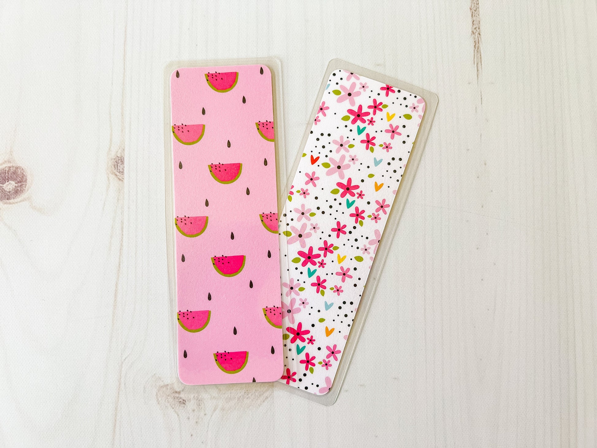 Popsicles & Watermelon Bookmark | Summer Bookmark | Cute Bookmark | Food Bookmark | Flower Bookmark | Fruit Bookmark | Ice Cream Bookmark
