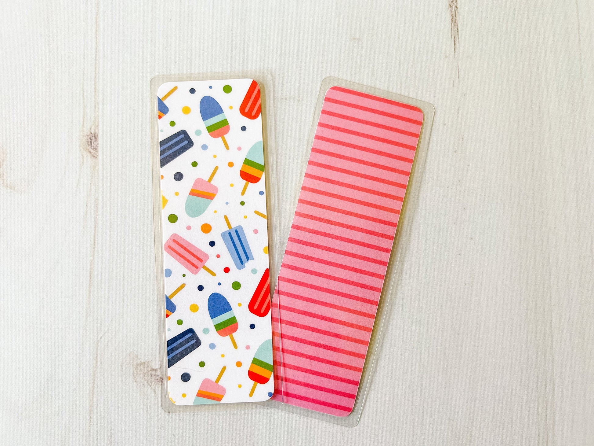 Popsicles & Watermelon Bookmark | Summer Bookmark | Cute Bookmark | Food Bookmark | Flower Bookmark | Fruit Bookmark | Ice Cream Bookmark