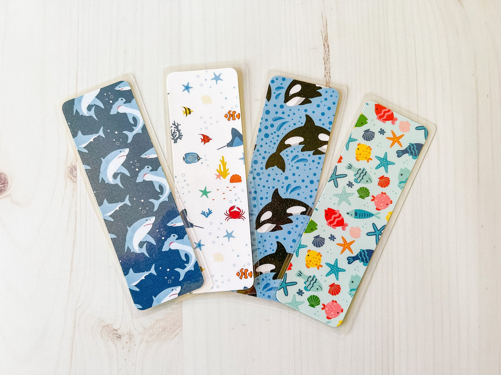 Sea Creatures Bookmark | Summer Bookmark | Beach Bookmark | Kid Bookmark | Ocean Bookmark | Sharks Bookmark | Whales Bookmark |Fish Bookmark