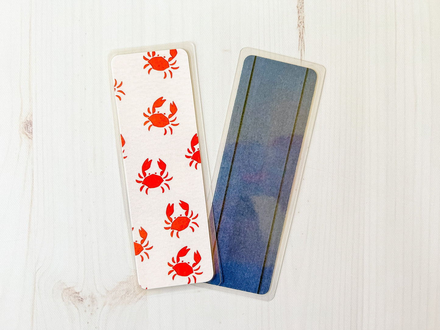 Summer Vacation Bookmark | Summer Bookmark | Beach Bookmark | Cute Bookmark | Crab Bookmark | Shells Bookmark | Drinks Bookmark
