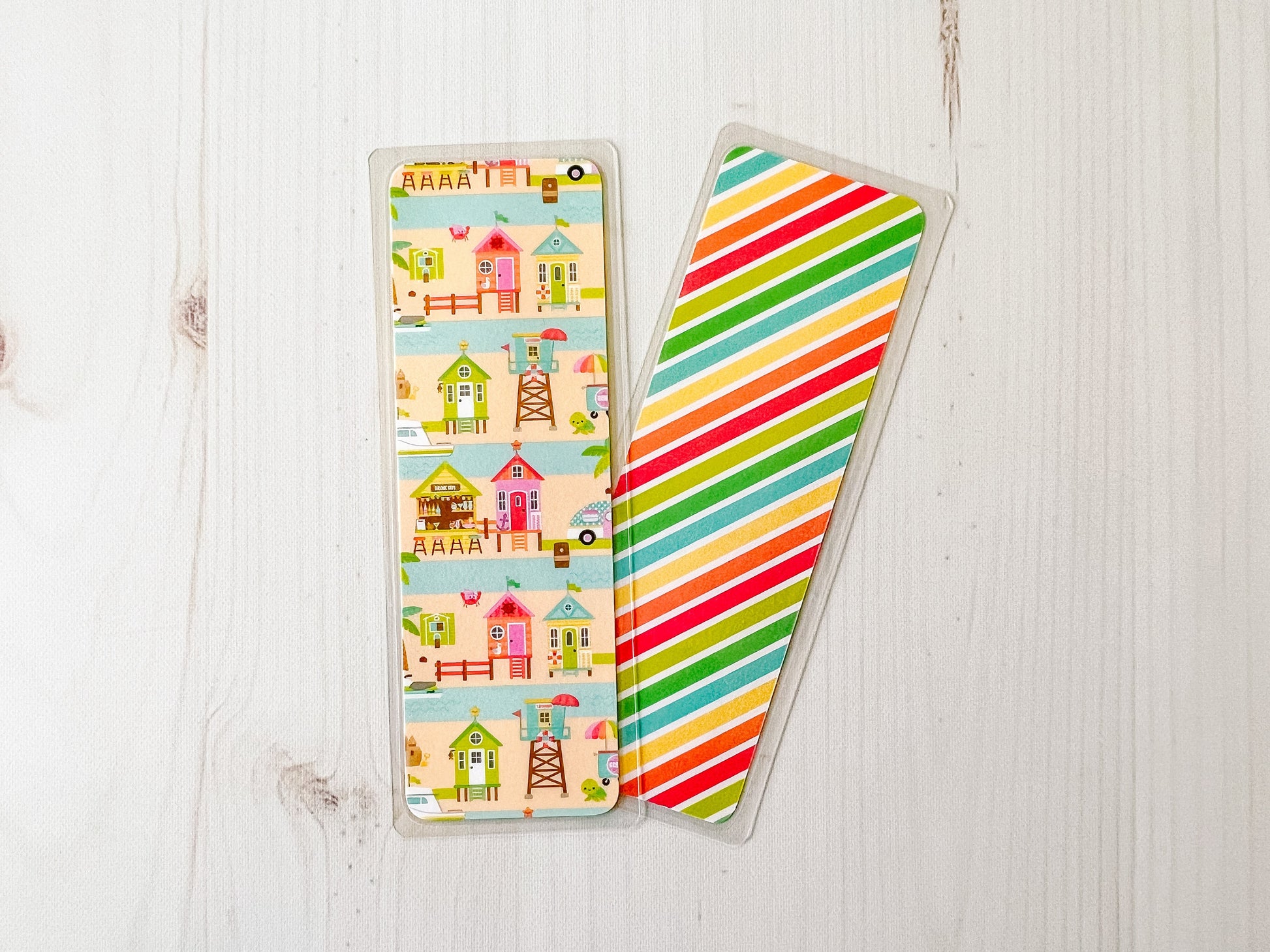 Caribbean Island | Summer Bookmark | Beach Bookmark | Cute Bookmark | Boat Bookmark | Lighthouse Bookmark | Fish Bookmark