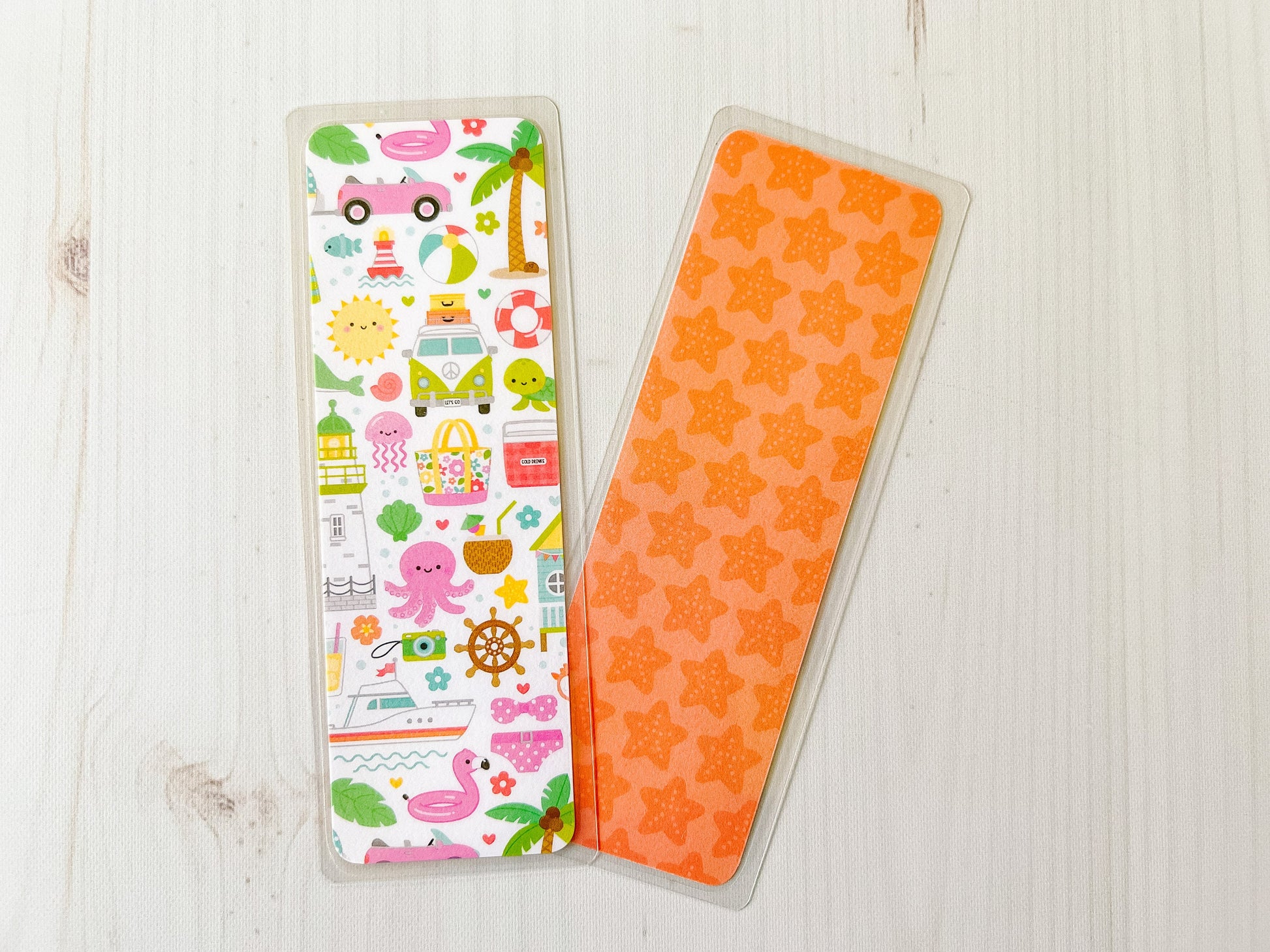 Caribbean Island | Summer Bookmark | Beach Bookmark | Cute Bookmark | Boat Bookmark | Lighthouse Bookmark | Fish Bookmark