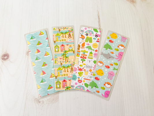 Caribbean Island | Summer Bookmark | Beach Bookmark | Cute Bookmark | Boat Bookmark | Lighthouse Bookmark | Fish Bookmark