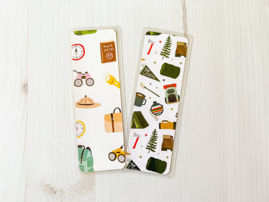 Happy Campers Bookmark | Camping Bookmarks | Outdoors Bookmark | Hiking Bookmark | Adventure Bookmark