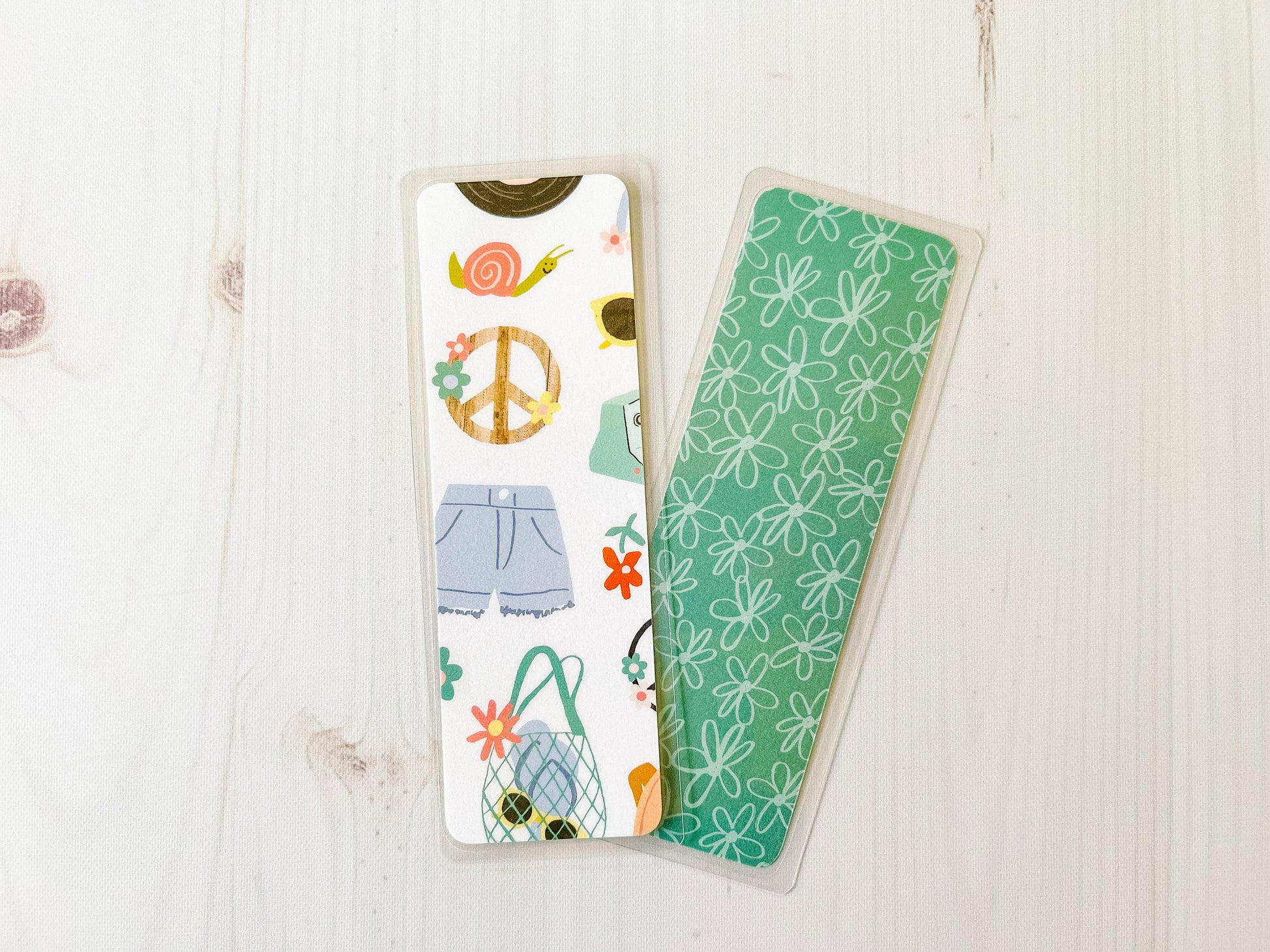 Retro Summer Bookmarks | Roller skate Bookmark | Cute Bookmark | Music Bookmark | Peace Bookmark | Rainbow Bookmark | Love Bookmark