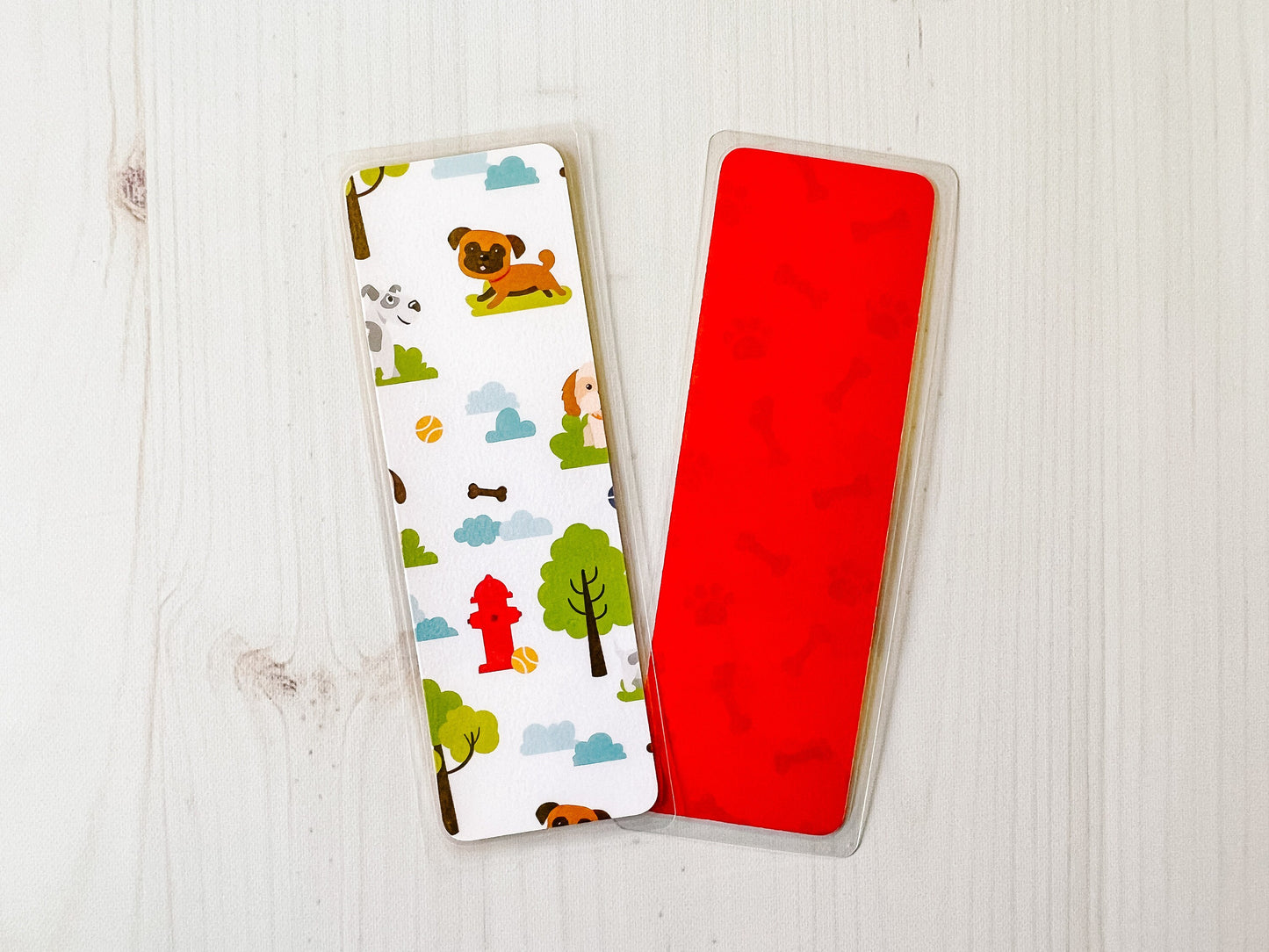 Cute Dogs in the Park Bookmarks | Dog Bookmark | Pets Bookmark | Puppy Bookmark | Dogs Bookmark | Dog Lover Gift | Dog Owner Gift