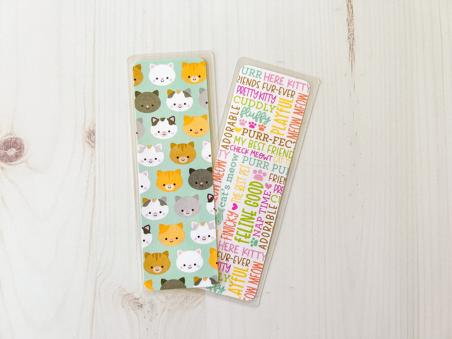Cute Cats Bookmarks | Cute Bookmark | Bird Bookmark | Cat Bookmark | Kittens Bookmark | Pets Bookmark | Gifts for Girls | Bookworm Gift