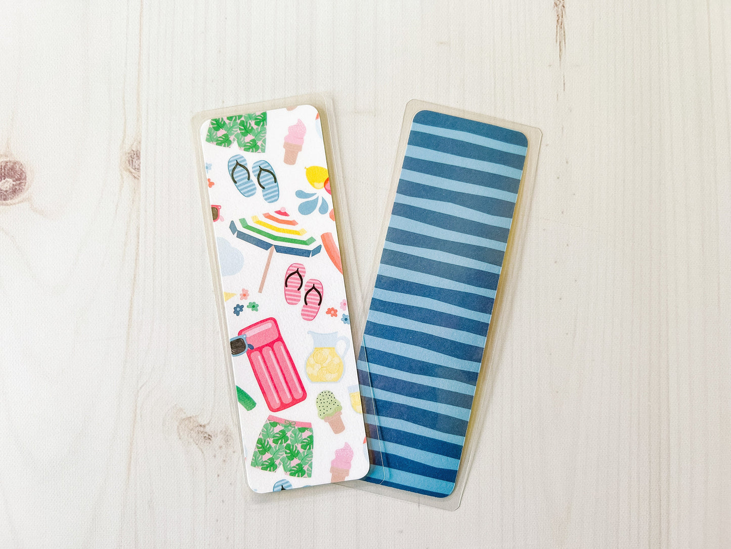 Sunny Pool Day Bookmark | Summer Bookmark | Beach Bookmark | Cute Bookmark | Pool Bookmark | Popsicle Bookmark | Pool Float Bookmark